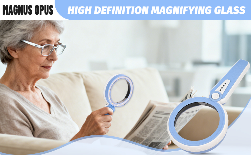 MAGNUS OPUSHIGH DEFINITION MAGNIFYING GLASS
