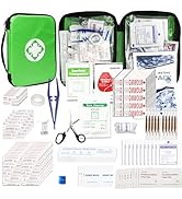 Home-Businesses First-Aid Emergency-Kit for Camping-Car - 300 Pcs Urgent Essential First Aid Kits...
