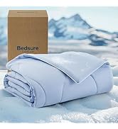 Bedsure Premium Cooling Blanket for Medium Dog - Q-MAX>0.5, Breathable Summer Washable Cold Pet T...