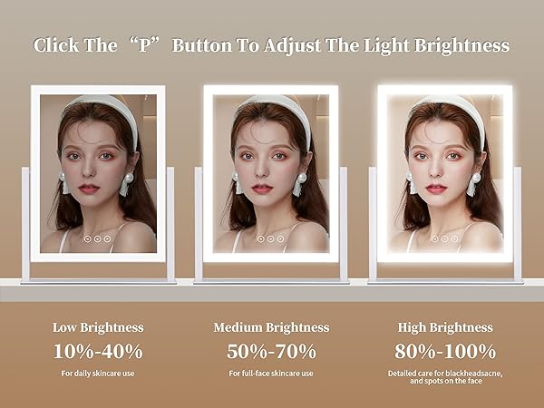 vanity mirror with lights