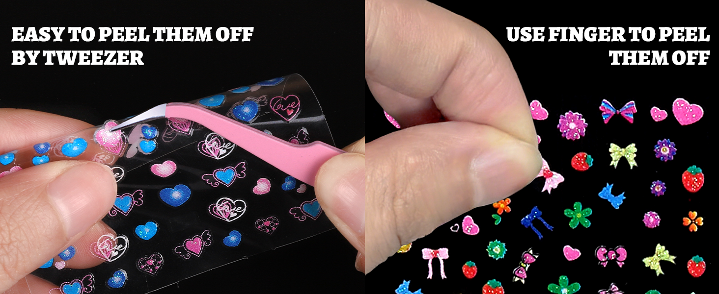 Easy To Take off & Apply by Tweezer
