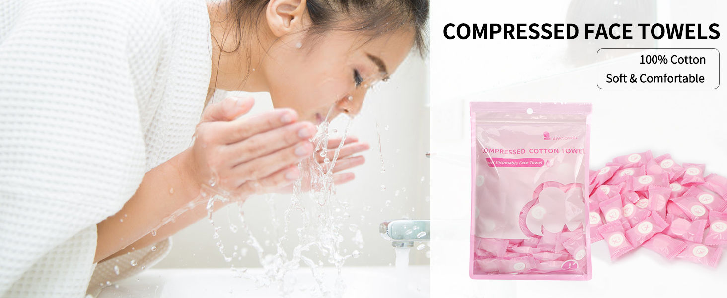 compressed face towel