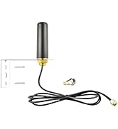 Boobrie 433MHz Antenna with Bracket 5 dBi Garage Door Gate Small External Antenna Omni-Directiona...