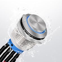 12V Blue Latching Push Button Switch