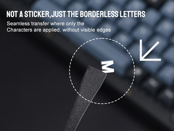 english Keyboard Letter Sticker