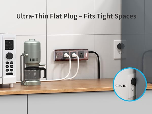 Ultra-Thin Flat Plug