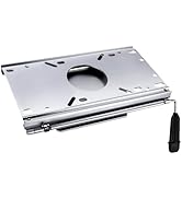 Manumarine Aluminum Fore & AFT Boat Seat Slider,Universal Fit for Most Standard Boat Seat Pedesta...