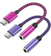iPhone 17/16 USB-C to 3.5mm Audio Adapter, USB Type-C to 3.5mm Female Headphone Jack Adapter for ...