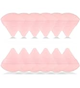 12Pcs of Triangular Powder Puff Makeup Sponges, Made of Super-soft Velvet, Designed for Contourin...