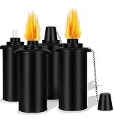 Torch Replacement Canisters, Bamboo Lantern Refillable Torches, Decorative Torch Canister Replace...