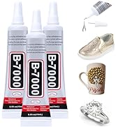 3PCS B7000 Jewelry Glue for Jewelry Making, FITTDYHE 15ML/0.5fl oz Clear Glue DIY Craft Glue Rhin...