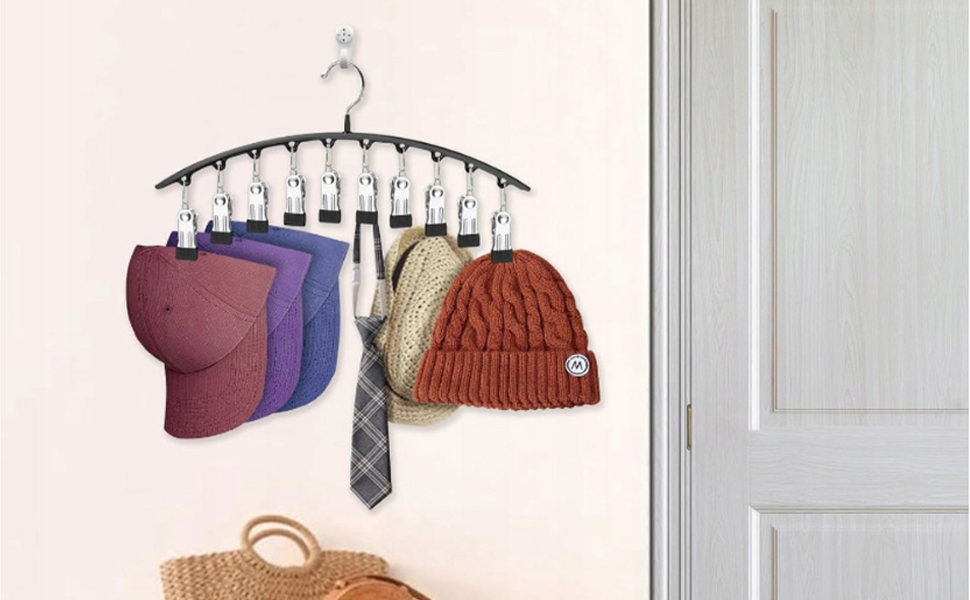 curved hanger with clips for leggings