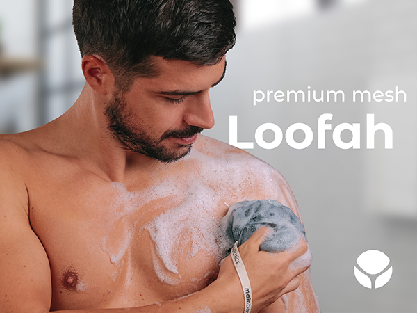 Loofah loofa loufa sponge for shower body scrubber