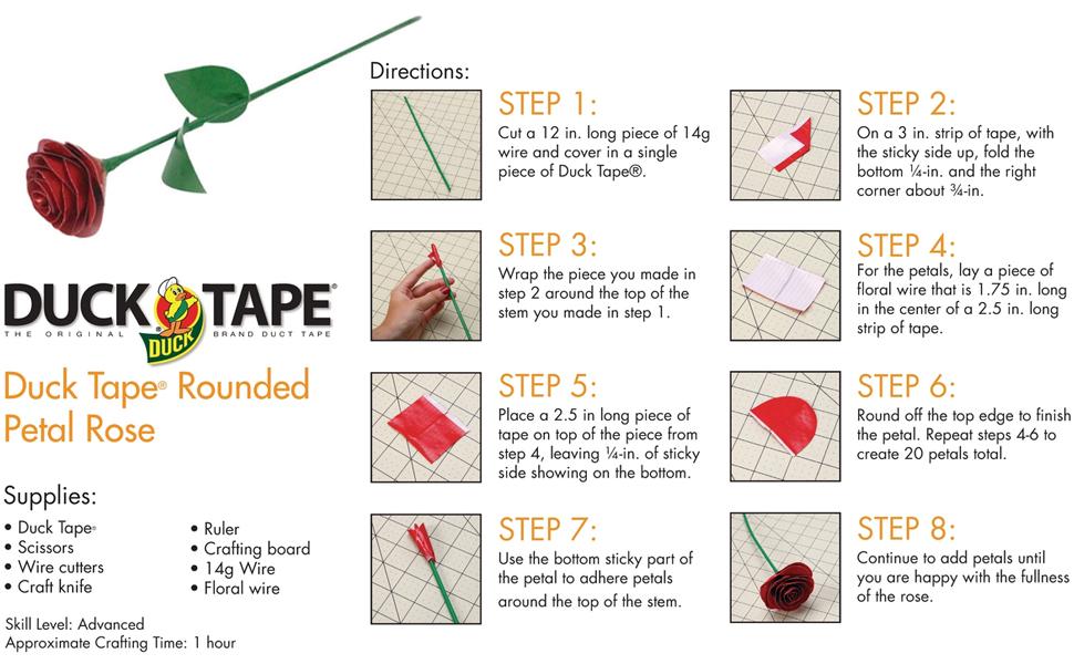Duck Tape Rose