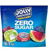 JOLLY RANCHER Zero Sugar Assorted Fruit Hard Candy Bulk Bag, 6.1 oz | Sugar Free Candy, Watermelo...