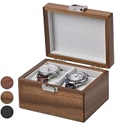 Exper City Watch Box, Watch Travel Case for Men, Wood Watch Organizer for Woman, Portable Protect...