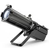 SHEHDS LEKO Profile Stage Spotlights LED Zoom 350W Cool White+Warm White, Zoom Range of 19°–46°, ...