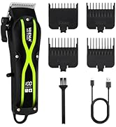 HIENA PRO Hair Clippers for Men, Professional Electric Hair Clipper and Trimmer, Rechargeable Hai...