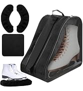 KBTYUDD 3Pcs Skating Bag Set Ice Skate Guards Ice Skate Blade Covers Towel Roller Skate Bag for K...