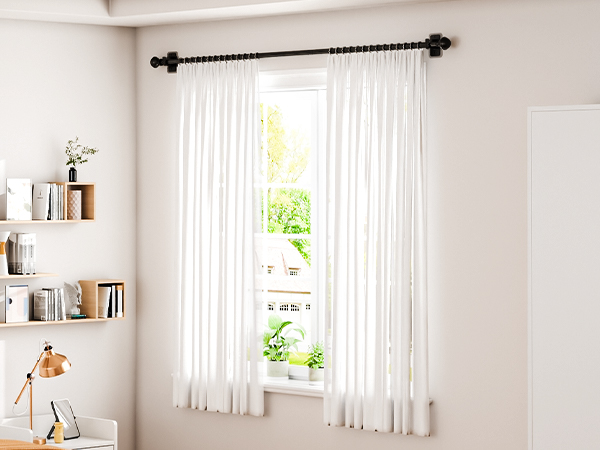curtain rods no drilling