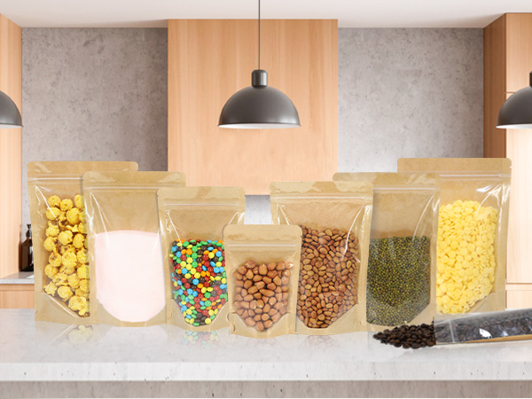 brown kraft bags