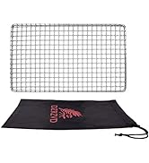 DZRZVD-The Bushcraft Backpacker's Grill Grate - Welded Stainless Steel Mesh (Camping Fire Rated)