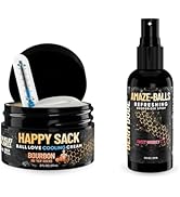 Derm Dude Below-the-Belt Deodorant Bundle | Happy Sack Anti-Chafing Cream 2oz + Amaze Ball Deodor...