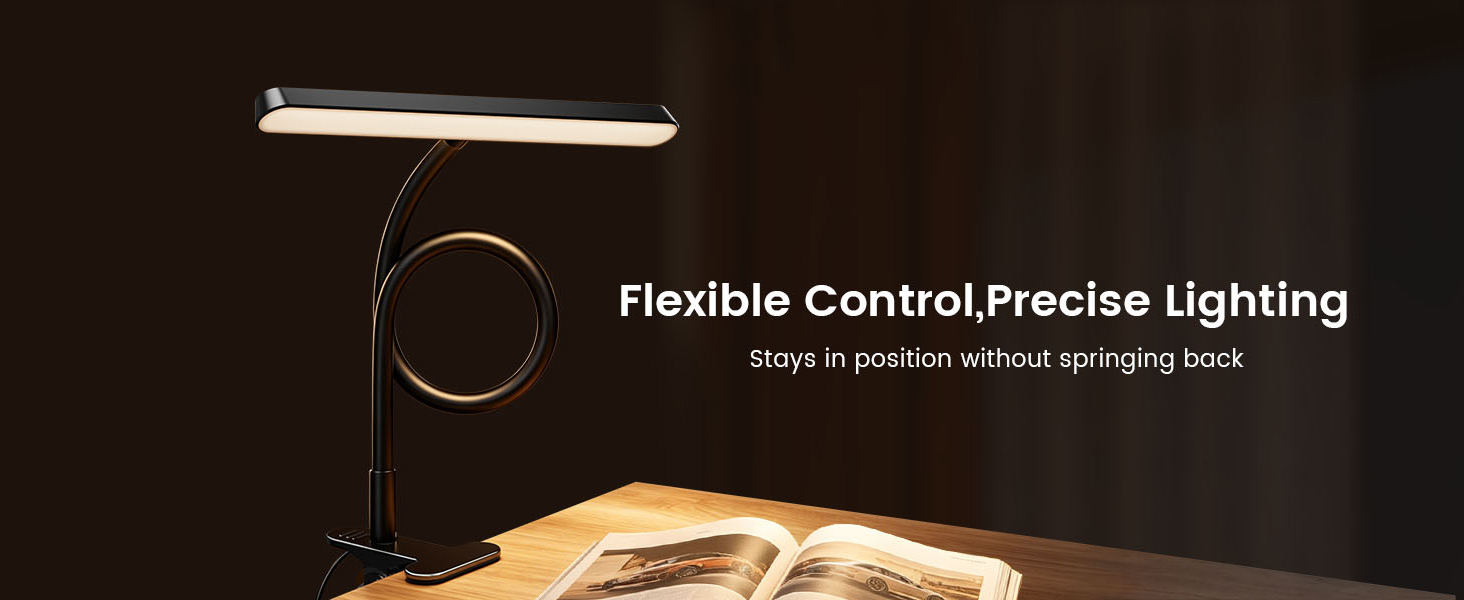 Glocusent Flexible Control,Precise clip on Light