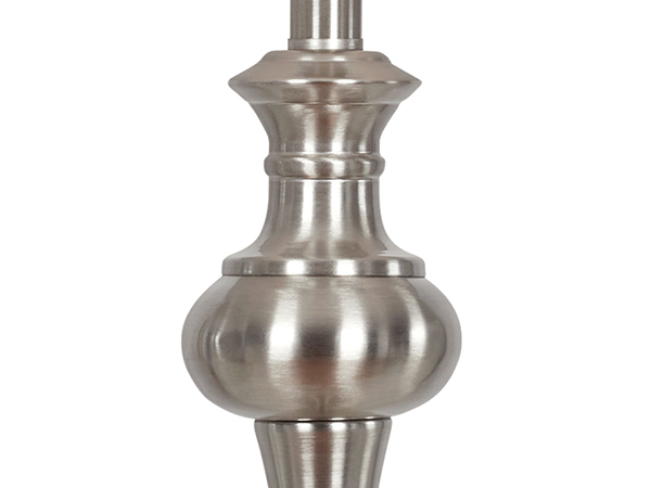 silver bedside table lamp