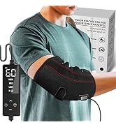 sticro Heated Elbow Brace for Tendinitis and Tennis Elbow, Elbow Heating Pad for Cubital Tunnel S...