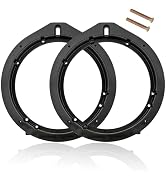KoiLuvGo 2PCS Car Speaker Adapter, Replacement Mounting Speaker Bracket Spokesman, 6.5 Inches Ste...