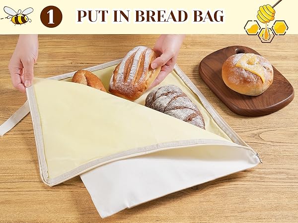 beeswax bread bag