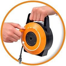 Extngo retractable ethernet long flat lan cable fast thin category extension portable compact travel