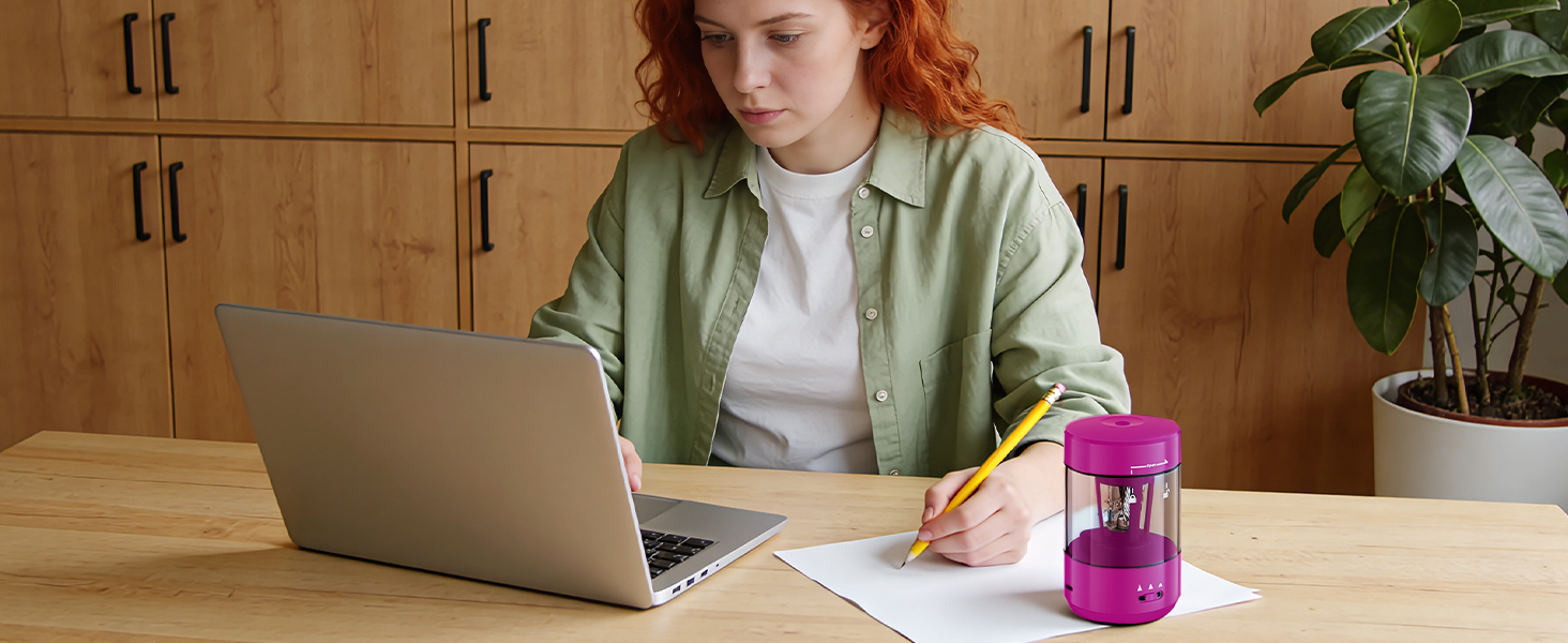 pink pencil sharpener