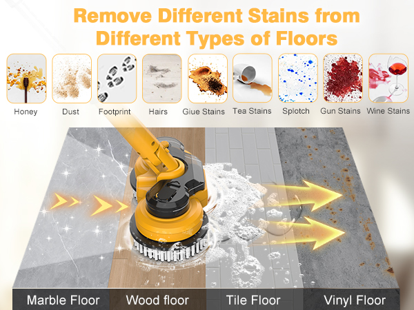 Cordless electric mop