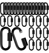30 Pack Chain Quick Links - Anti-Rust Heavy Duty Carabiner Connector, 1600lbs Load Capacity, 5/16...