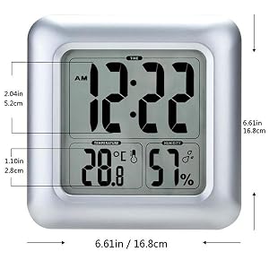 Large LCD Screen with Big Bold Number