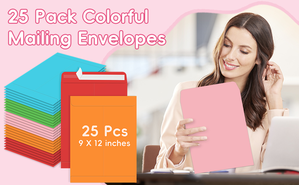 colored envelopes