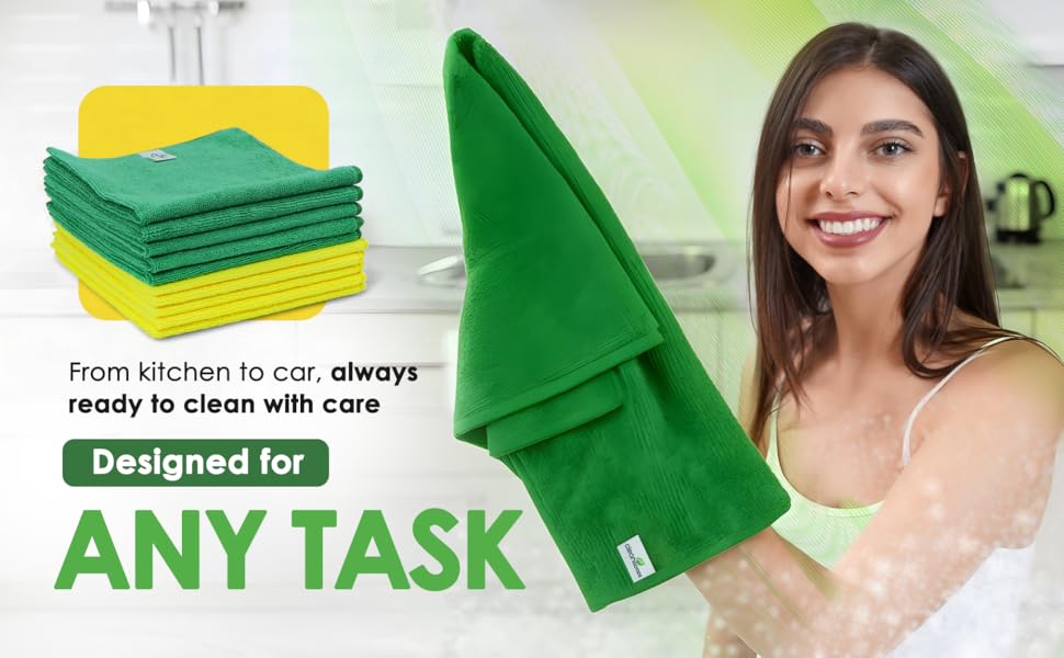 microfiber cleaning cloths, housekeeping towels