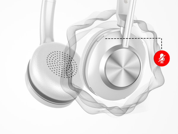 wireless headset with mic for work