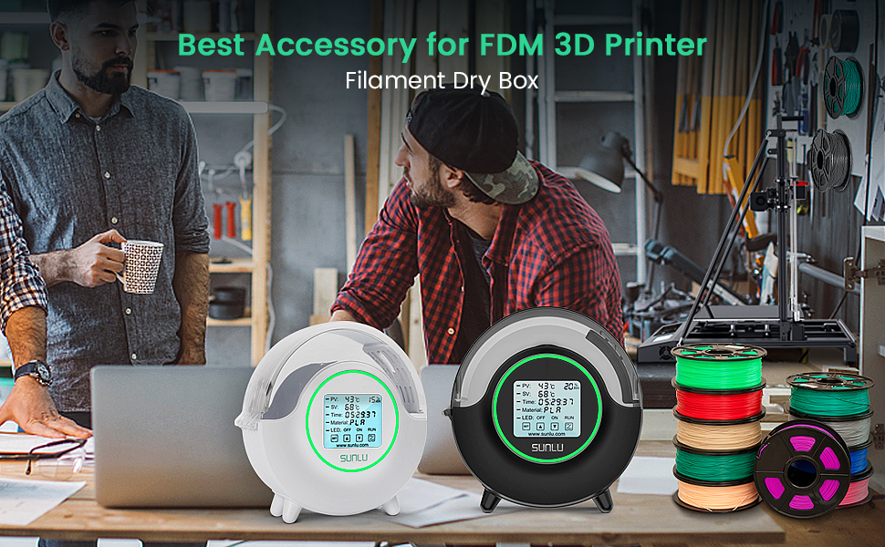 SUNLU FDM 3D Printer Filament Dryer S2