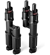 Callsun Solar Branch Connectors 2 to 1 Solar Connector,Y Connector for Parallel Connection Betwee...