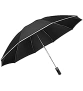 Meichoon UV Protection Reverse Umbrella Portable Compact Windproof for Rain Automatic Folding Inv...