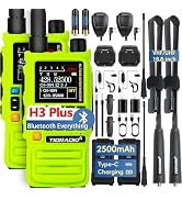 TIDRADIO TD-H3 Plus Ham Radio Handheld,Bluetooth-Headphone-connectable,Wireless Programming, Mult...
