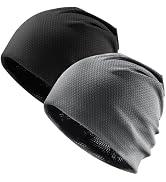Trodalo 2 Pack Cooling Skull Caps for Men Women - Sweat Wicking Stretchy Cycling Caps, Sports Run...
