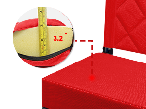 wide stadium seats with back support