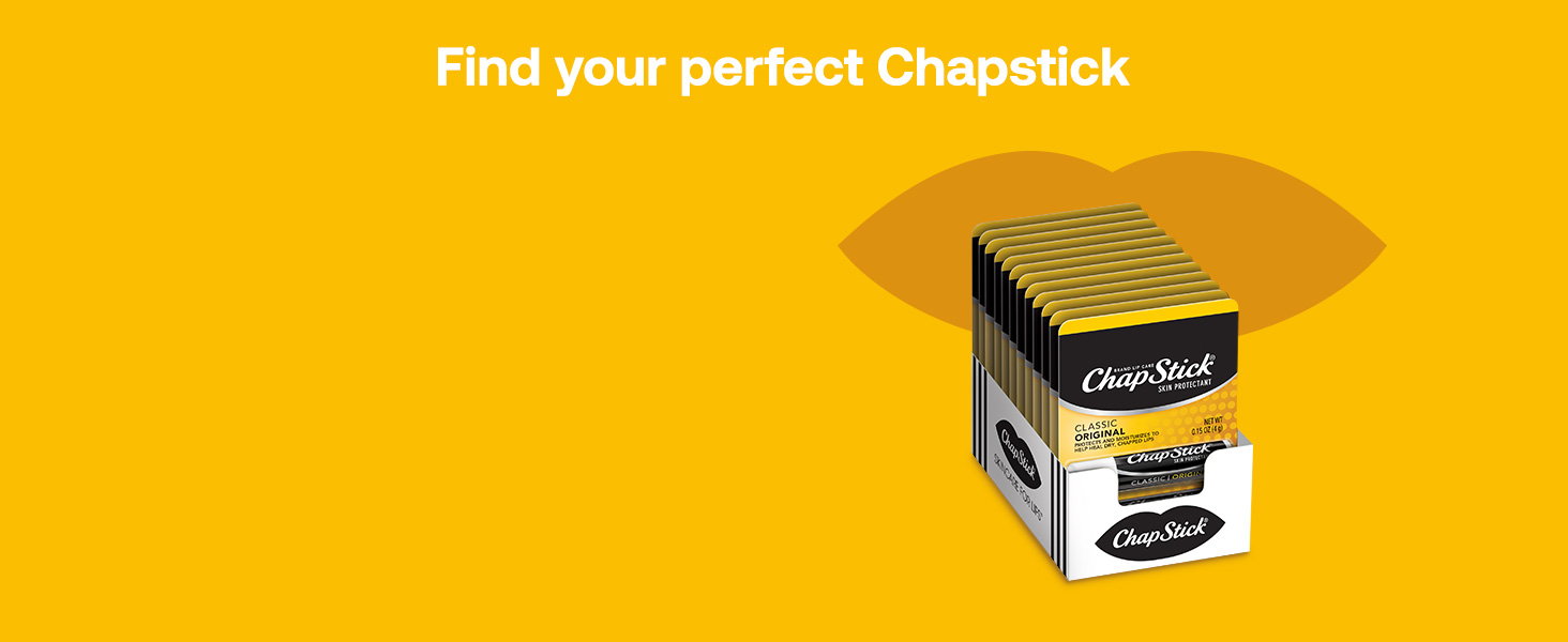 Classic original flavor Are you into the classics? Chapstick Classic Original is just for you!