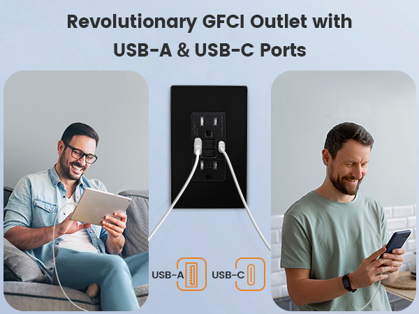 gfci usb combo outlet