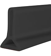 DLYYPLUS 39'' Collapsible Shower Threshold Water Dam Water Stopper Barrier Keeps Water Inside Thr...