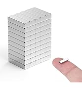 rhinocats 100Pcs Small Strong Neodymium Magnets, Powerful Mini N35 Rare Earth Magnet ,Tiny Rectan...